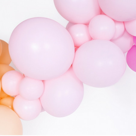10 Ballons Gonflables Latex Rose Pastel Fête