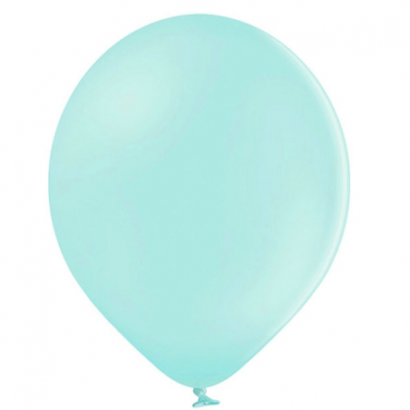 10 Ballons Gonflables Latex Vert Mint Pastel Poudré Fête