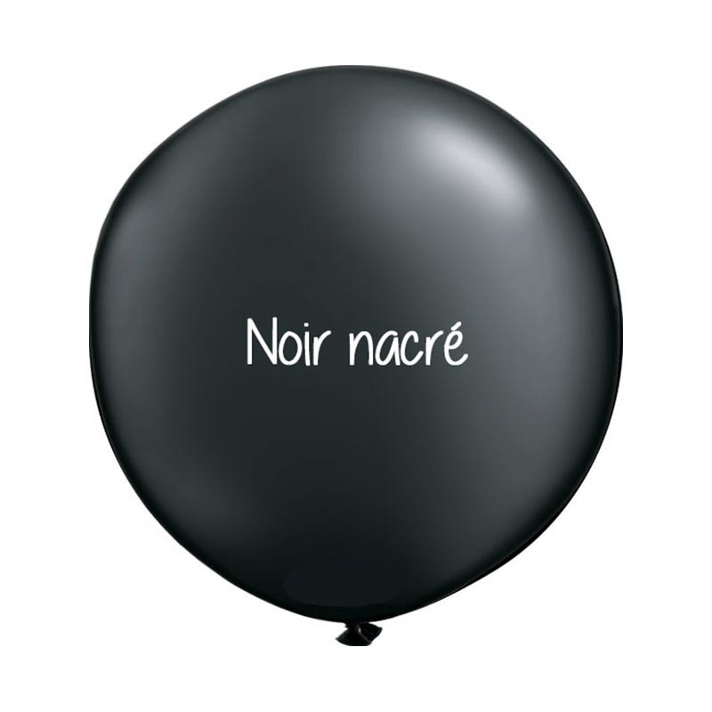 Arc de Ballons Noir et Blanc en Latex Argenté et Chromé