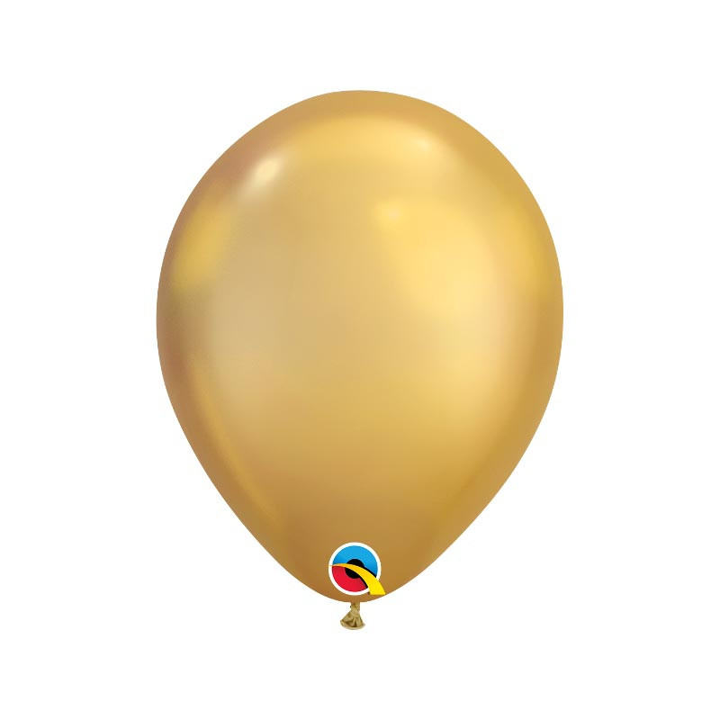 Arche de ballons organiques Noël Rouge Doré Chromé