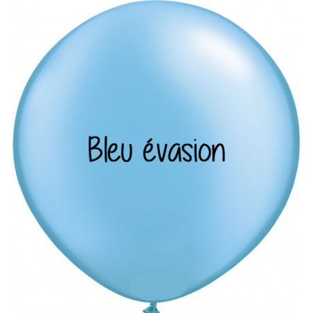 Guirlande de ballons organiques Noël - Argent et bleu
