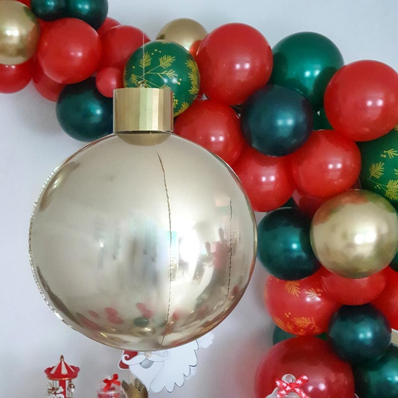 Guirlande Arche De Ballons Decoration De Noel Theme Fete Fin D Annee