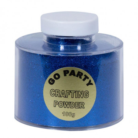 Maxi boite de paillettes bleu évasion - 100g Décoration pour ballons