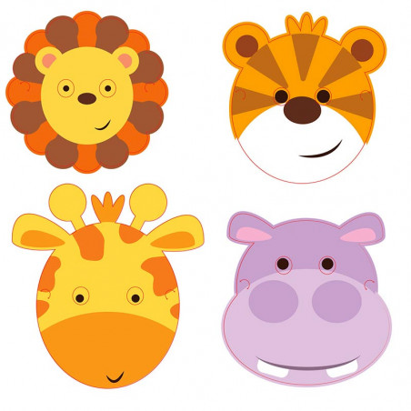 Petites Assiettes Lion Safari Anniversaire