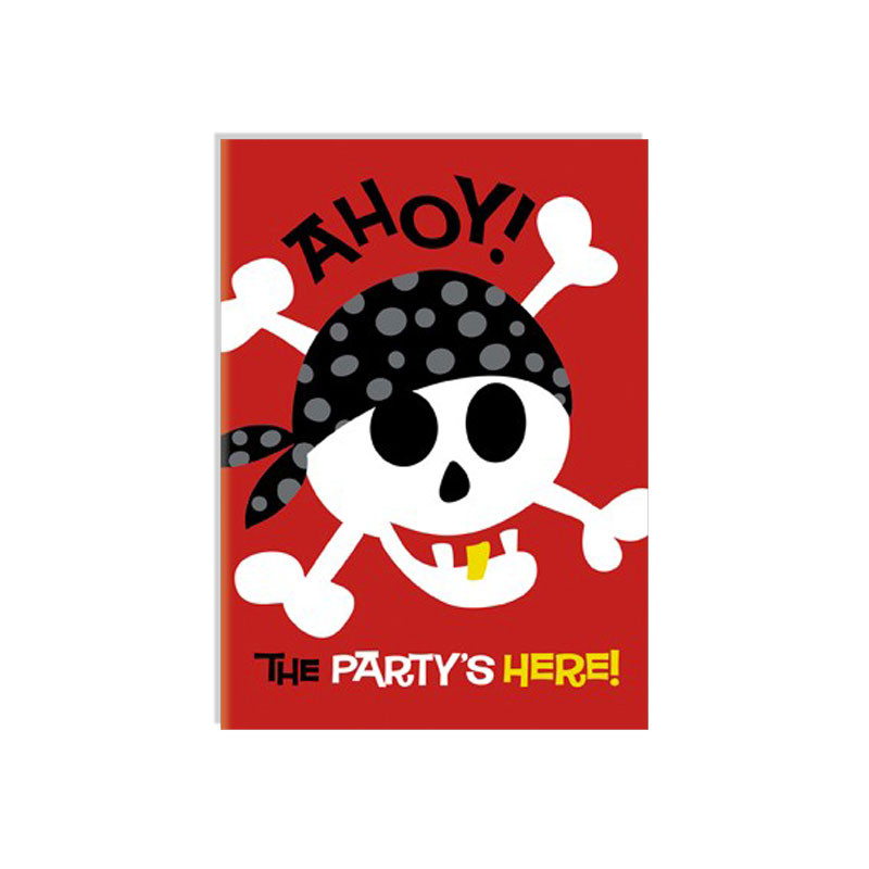 Cartes D Invitation Fete D Anniversaire Theme Pirate