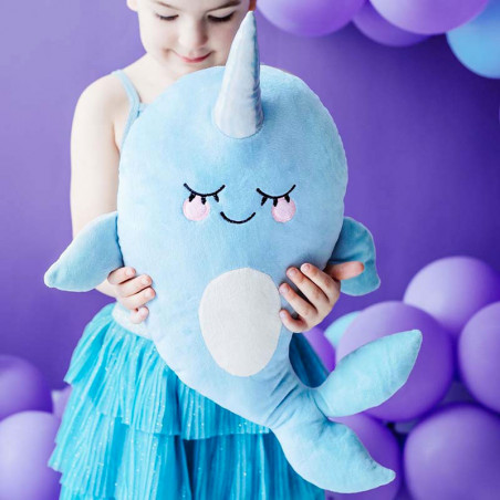 Grande Peluche Baleine - Coussin Décoration