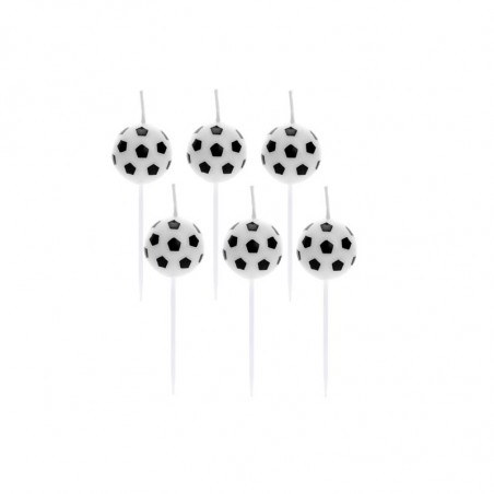 Bougies en Forme Ballon de Foot - Anniversaire Football Sport