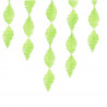 Guirlande Serpentin à Franges Vert Anis Papier Crépon Décoration de Fête Guirlande Serpentin à Franges Vert Anis Papier Crépon Décoration de Fête