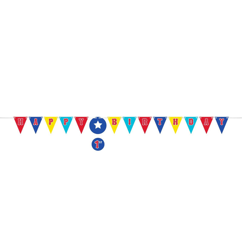 Banderole Fanions En Decoration D Anniversaire Cirque Banderole Fanions En Decoration D Anniversaire Cirque
