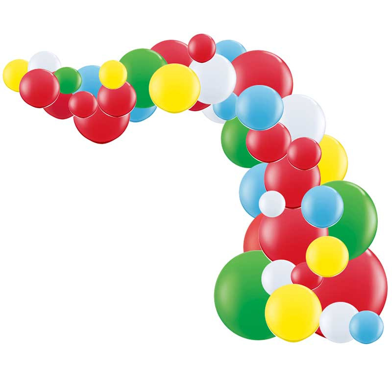 Arche Ballons Organiques Sur Le Theme Anniversaire Animaux De La Ferme
