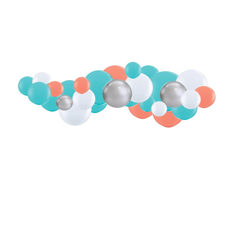 Kit Guirlande de Ballons Organiques - Modèle Ariel Petite Sirène Disney