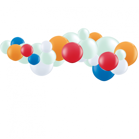 Kit Guirlande de Ballons Organiques - Modèle Chien