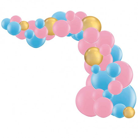 Kit Arche de Ballons Organiques - Modèle Gender Reveal