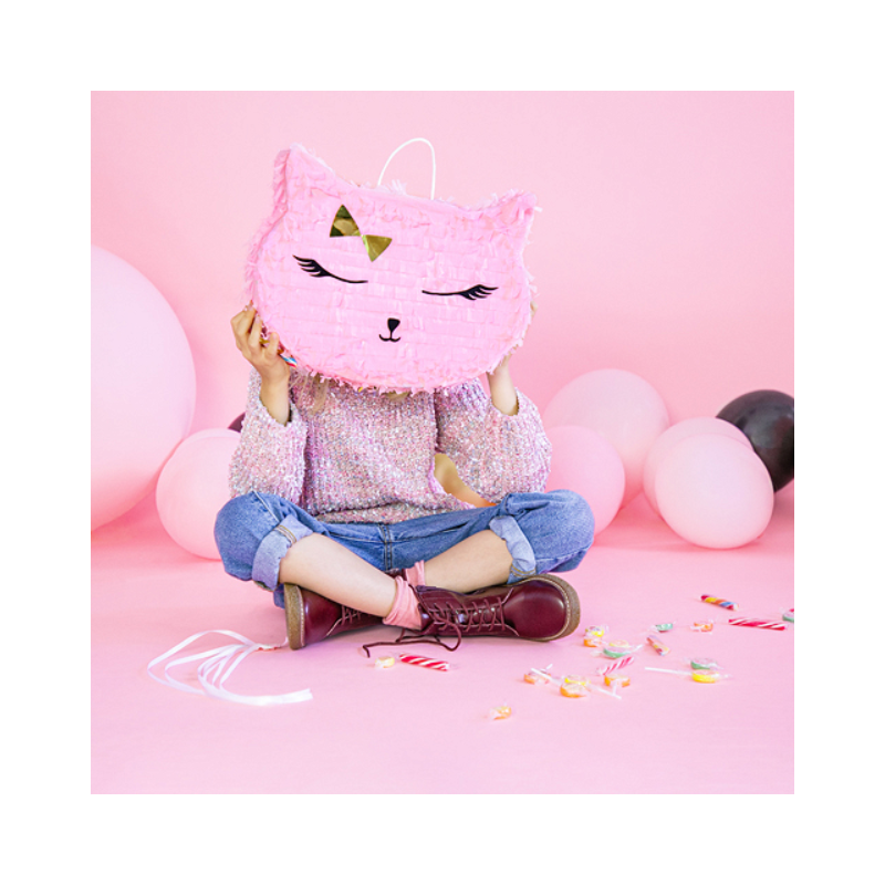 Pinata Chat Rose Decoration Jeu Anniversaire Pour Enfant Pinata Chat Rose Decoration Jeu Anniversaire Pour Enfant
