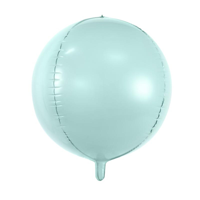 Ballon Rond Orb Vert Mint Pastel - Décoration Anniversaire Enfant