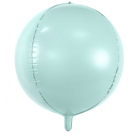 Ballon Rond Orb Vert Mint Pastel - Décoration Anniversaire Enfant