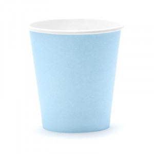 Gobelets en papier 9oz bleu caraïbe - Boutique de Fête Giggles