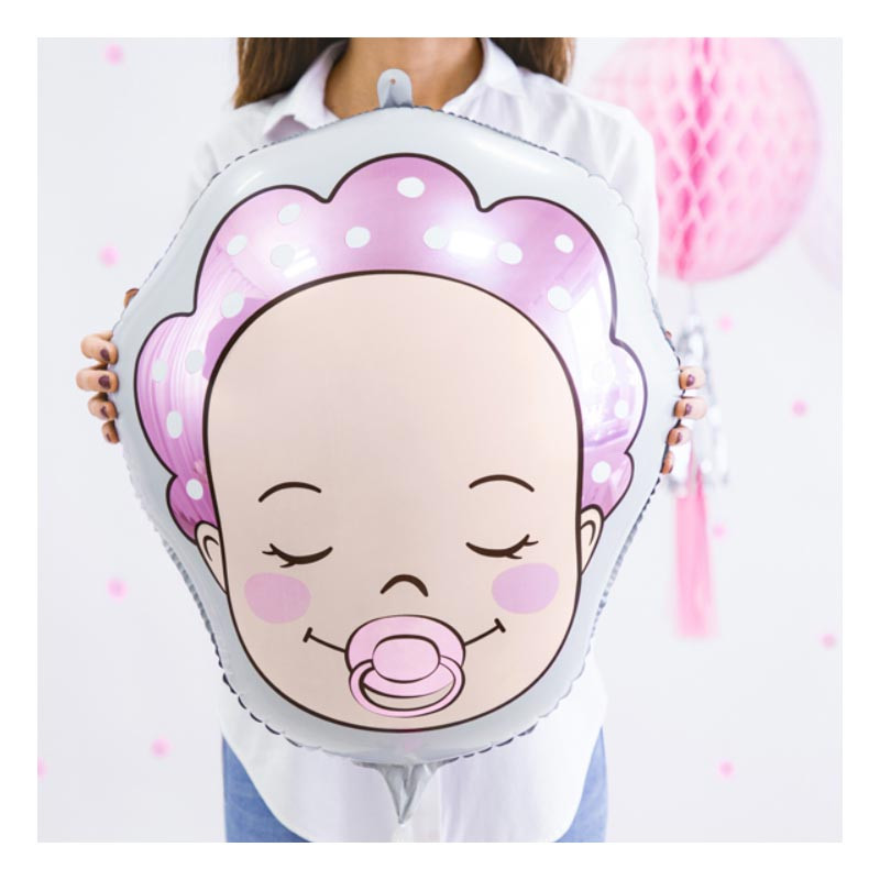 Grand Ballon Alu Fille Baby Shower Rose Guirlande Tetine Ourson Body Grand Ballon Alu Fille Baby Shower Rose Guirlande Tetine Ourson Body