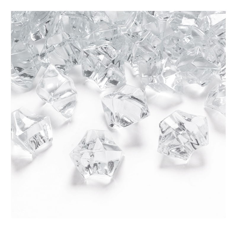 bijoux diamants cristaux transparents effet pierre précieuse
