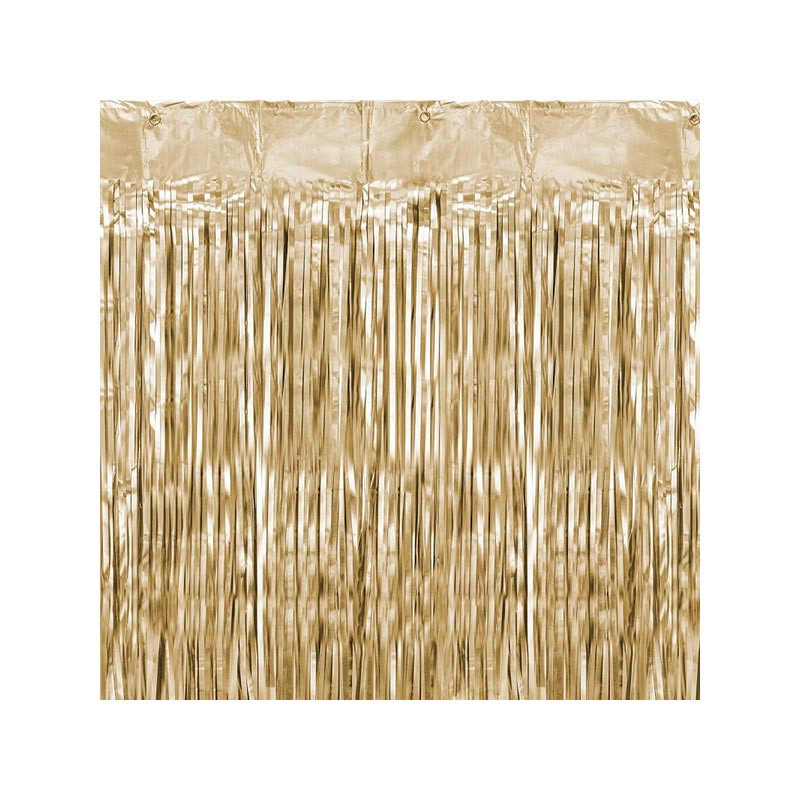 Rideau Backdrop à Franges Photobooth Doré Premium Photocall