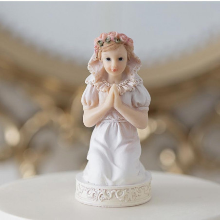 Figurine Fille en Résine pour Première Communion