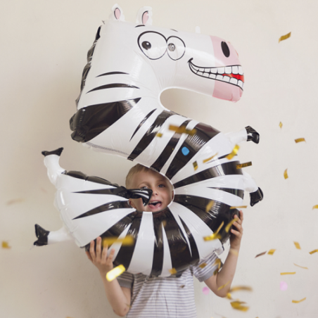 Ballon Géant Alu Animal Chiffre 5 Ans Zèbre Anniversaire Ballon Géant Alu Animal Chiffre 5 Ans Zèbre Anniversaire