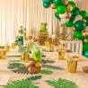 6 Décorations Feuilles Jungle En Papier Vert Foncé Décorations 6 Décorations Feuilles Jungle En Papier Vert Foncé Décorations