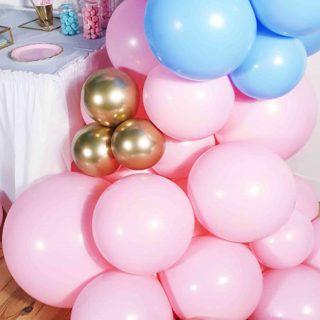 Kit Arche de Ballons Organiques - Modèle Gender Reveal