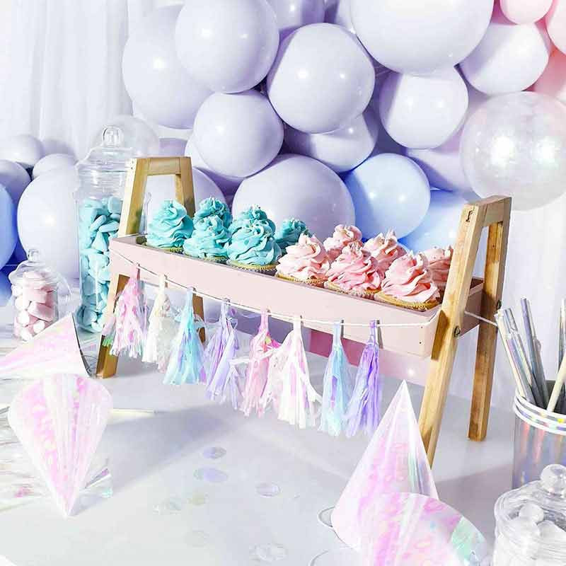 Mini Guirlande de Tassels Pastel - Anniversaire pour Enfants