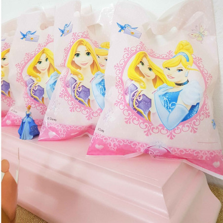 Sachets Cadeaux Plastique Invités Anniversaire Princesses Disney