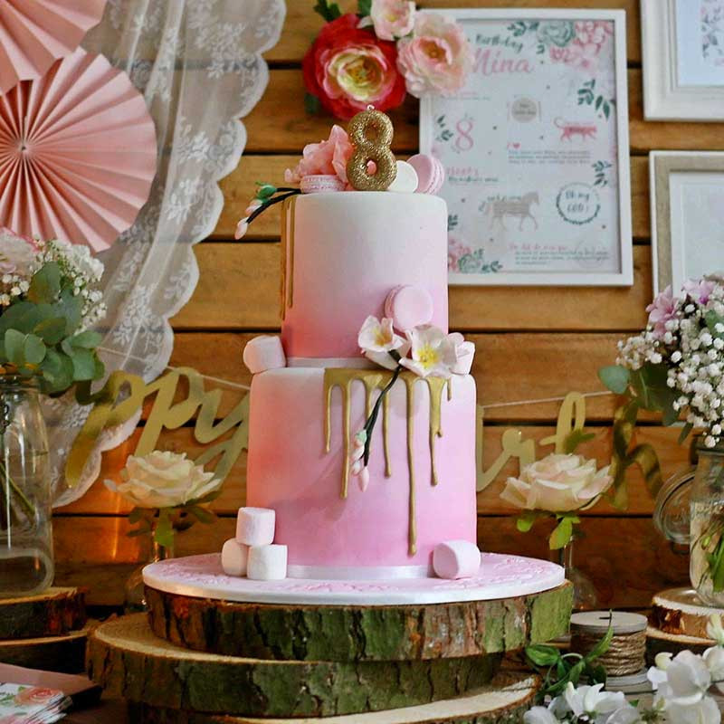 Bougie Chiffre 8 Glittler Doré Huit Anniversaire