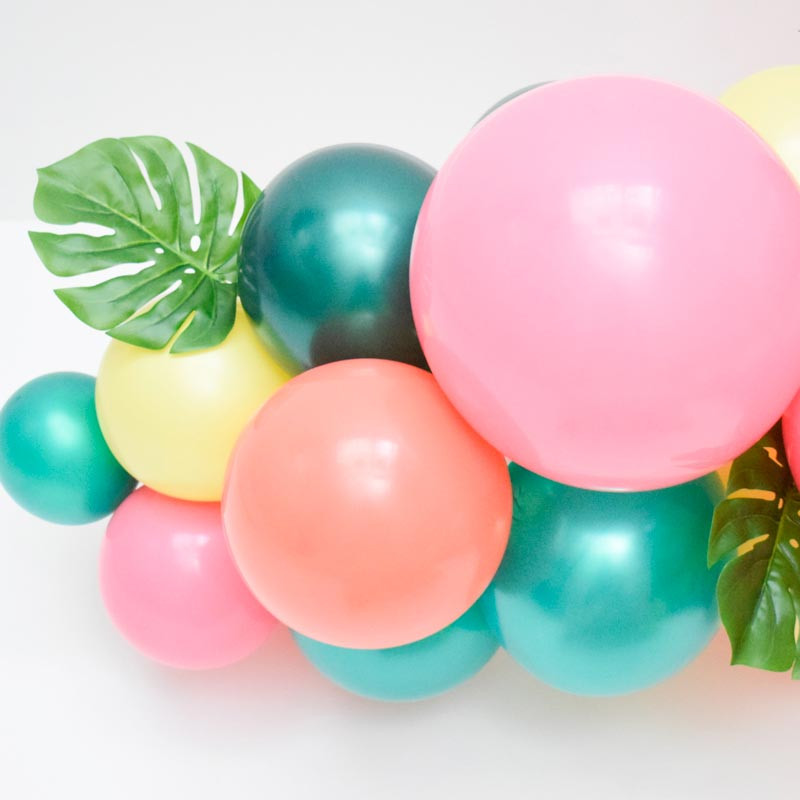 Kit Arche de Ballons Organiques - Modèle Toucan Tropical