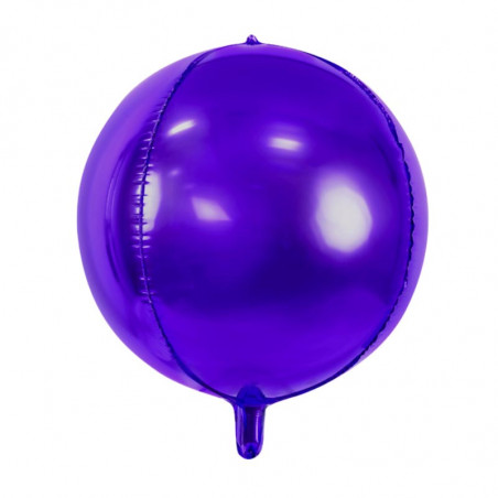 Ballon Rond Orb Violet - Décoration Anniversaire Enfant