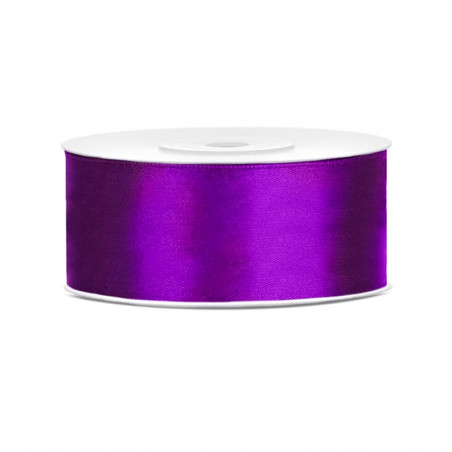 Grand Ruban 25mm Satin Violet 25m