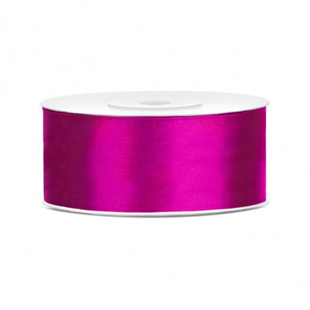 Grand Ruban 25mm Satin Rose Fushia