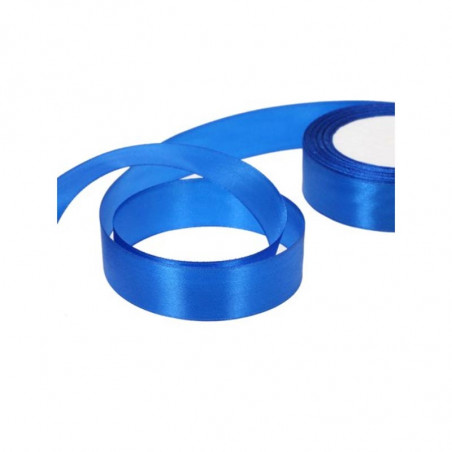 Grand Ruban 25mm Satin Bleu Foncé 25m