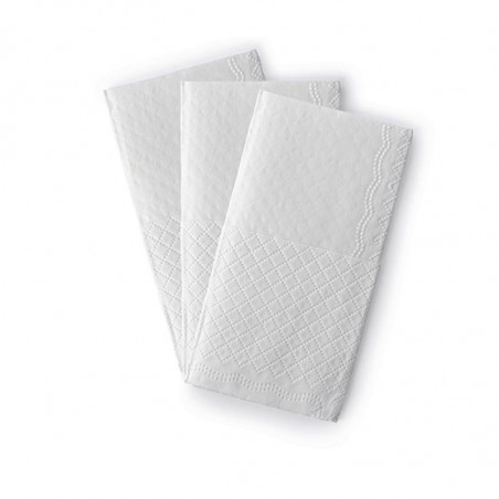 10 sachets de mouchoirs blancs en papier