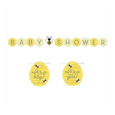 Banderole Baby Shower Abeilles