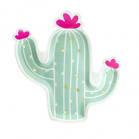 Assiettes Cactus - Anniversaire pour enfant