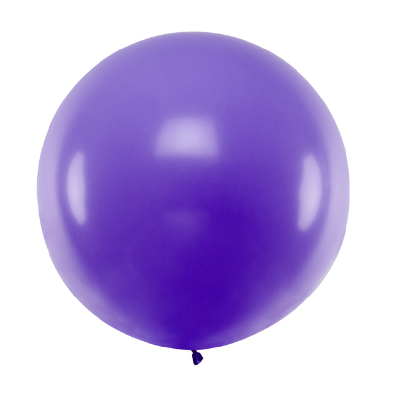 ballons violet opaque poudré parme anniversaire baptême parme