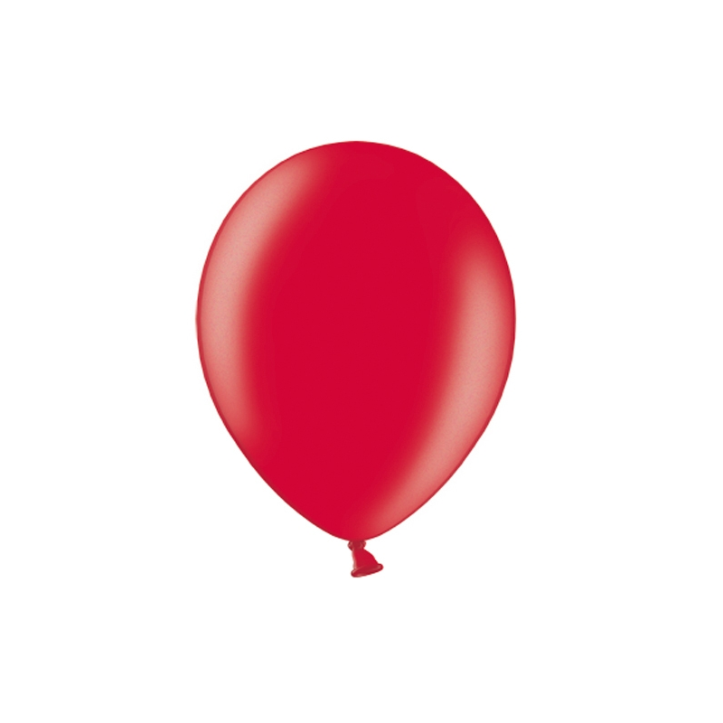 100 Ballons - Maxi sachet - Gonflables Latex Rouge Nacrés Premium Décoration Fête