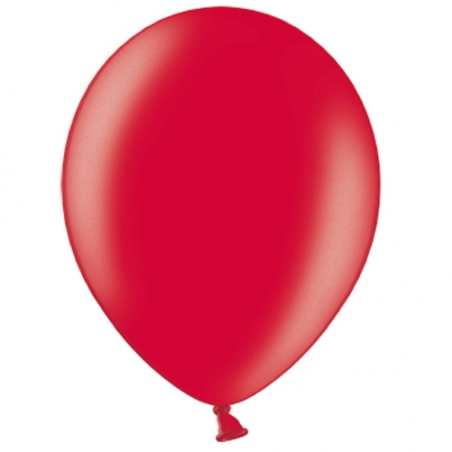 100 Ballons - Maxi sachet - Gonflables Latex Rouge Nacrés Premium Décoration Fête