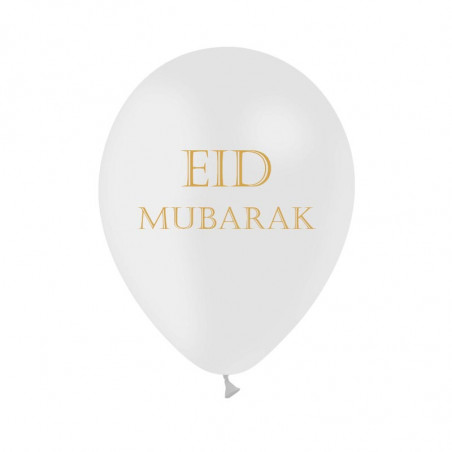 Ballons Latex Eid Mubarak - Premium