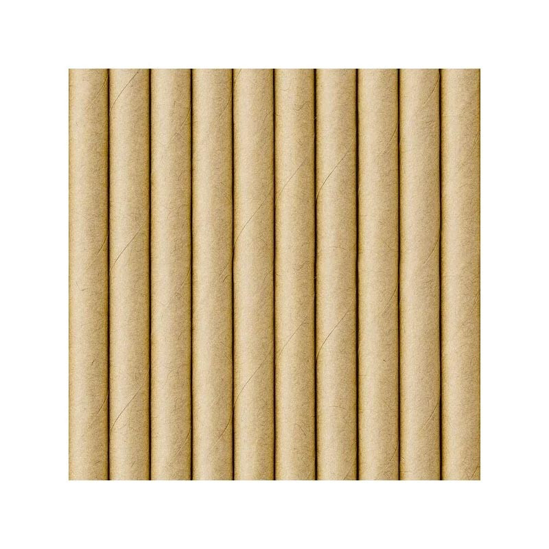 Pailles Kraft en Papier Premium - Vaisselle Jetable