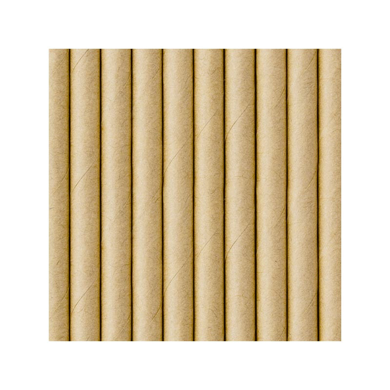 Pailles Kraft en Papier Premium - Vaisselle Jetable
