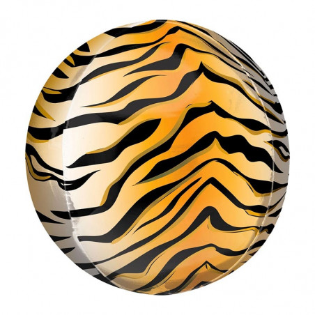 Ballon Miroir Tigre - Ballon Orb Décoration Jungle Safari tiger