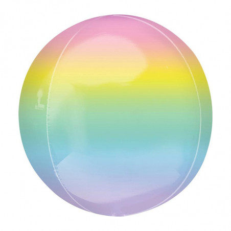 Ballon Miroir Premium Arc-en-ciel - Orb Ombré Décoration