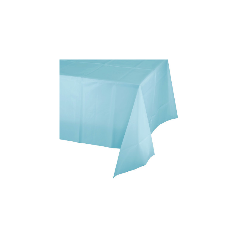 Nappe Plastique Bleu Pastel Lavable