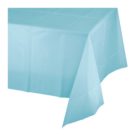 Nappe Plastique Bleu Pastel Lavable