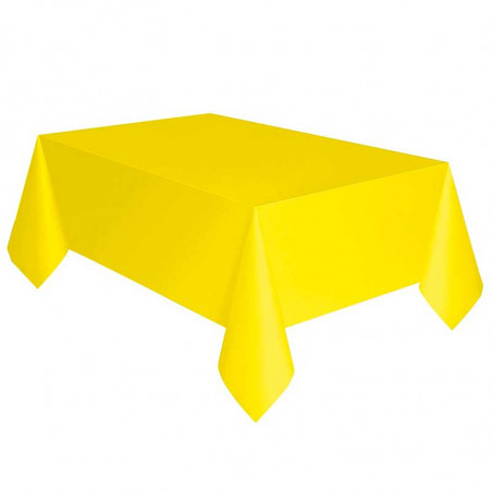 Nappe Plastique Jaune Lavable